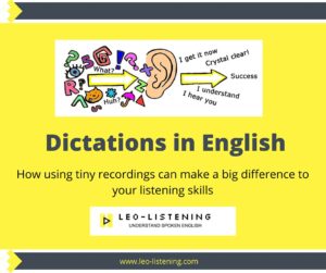 Dictations to improve your listening skills